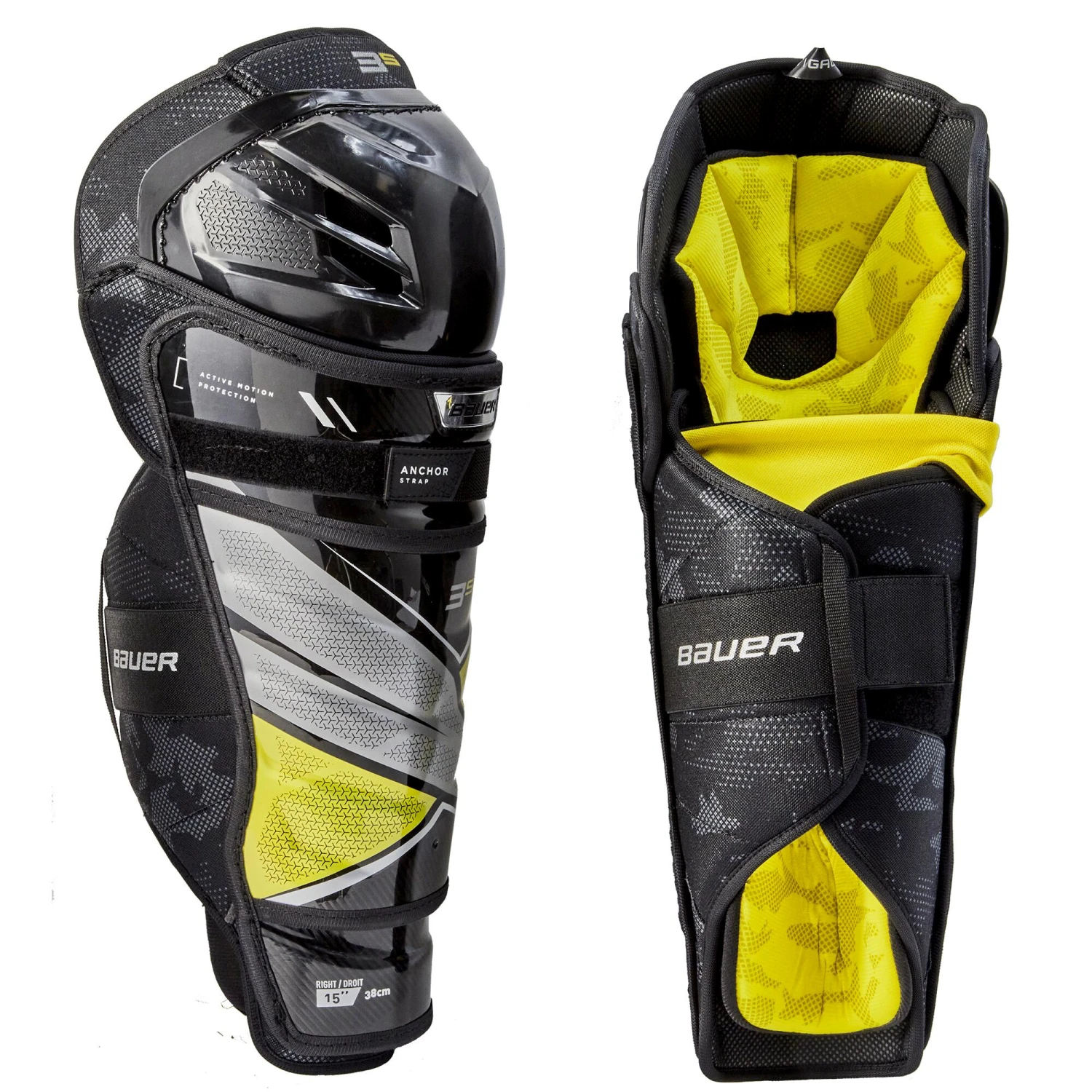 Bauer Supreme 3S Senior Hockey Shin Guards (2021) 4 Bauer Supreme 3S Senior Hockey Shin Guards (2021) - Image 2
