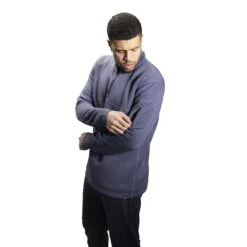 Bauer Fleece 1/2 Zip Men's Performance Sweatshirt - Periwinkle -Bauer e1b0ab97a41a4f80f0584d2614f933da